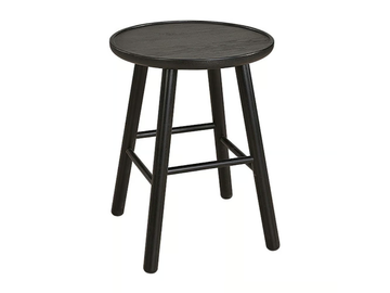ZIGZAG 660S - Ash stool with footrest by Hans K - view 2